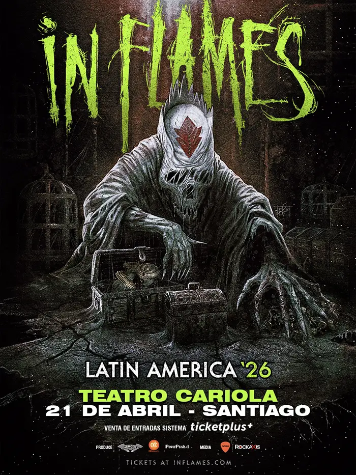 In Flames vuelven a Chile