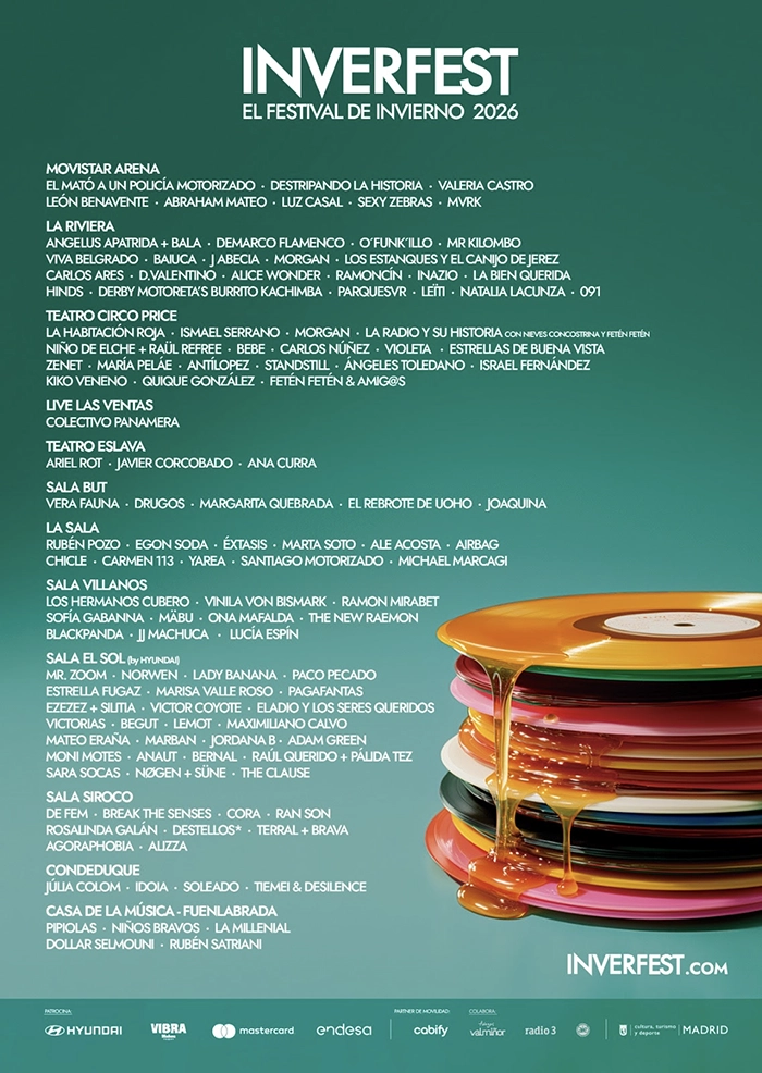 Inverfest 2026 programación completa festival de invierno en España Inverfest