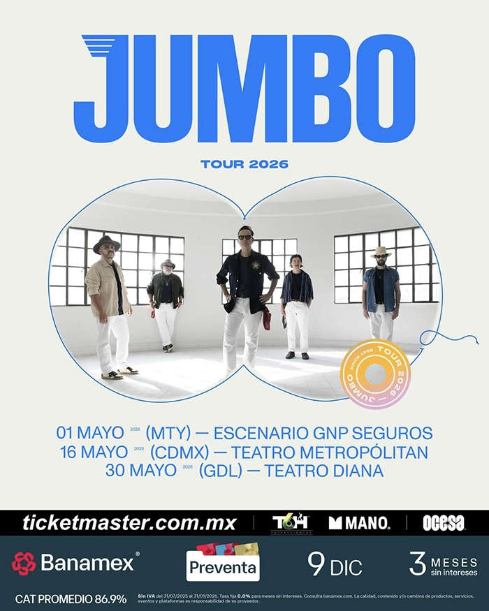 Jumbo Tour 2026 M&eacute;xico