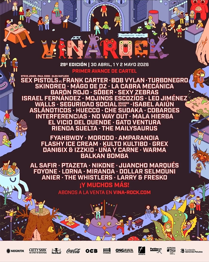 cartel vina rock 2026 Viña Rock 2026