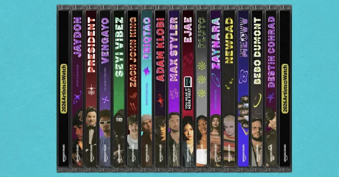 Amazon Music lanza Artists to Watch 2026