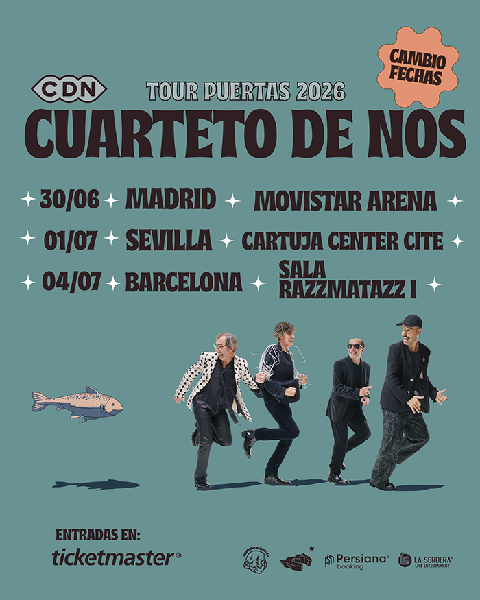EL cuarteto de nos nuevas fechas españa 2026 El Cuarteto de Nos conciertos en España 2026