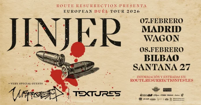 Jinjer conciertos Madrid y Bilbao 2026
