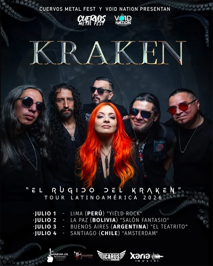 Kraken Tour Latinoamérica 2026 Fechas y Países Kraken Lima