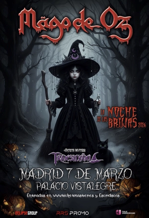 Mägo de Oz concierto Madrid 2026 Mägo de Oz gira de Malicia en Vistalegre
