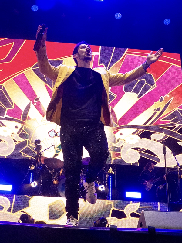 Pascu con Destripando la Historia en Madrid Pascu y Rodri Movistar Arena