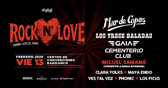ROCK N LOVE VOL II LIMA PERÚ