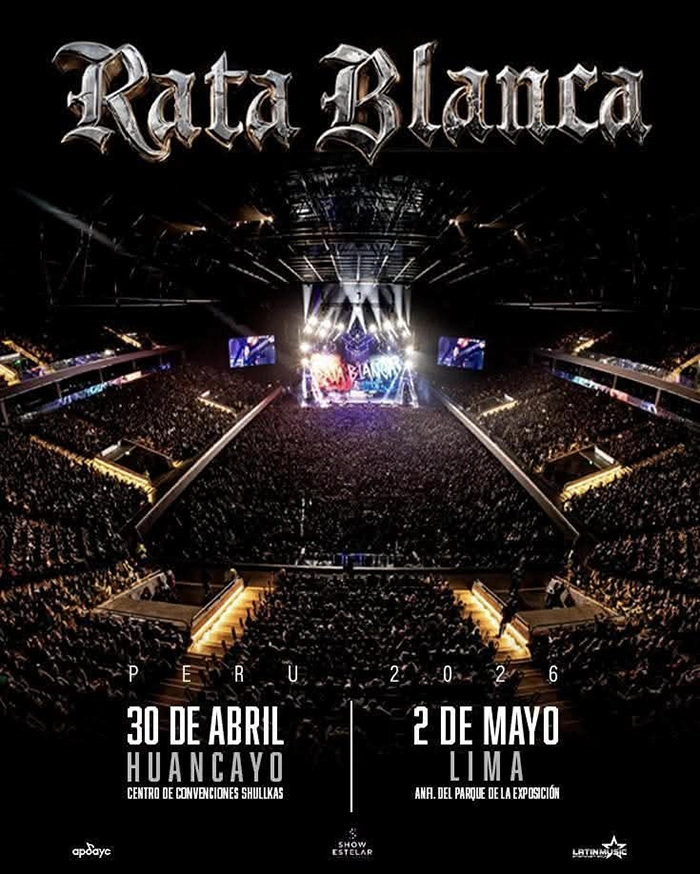 Rata Blanca fechas Perú 2026 Rata Blanca Perú 2026