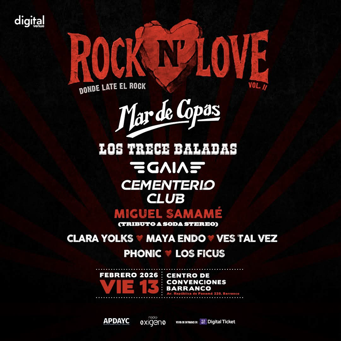 Rock n’ Love 2026 cartel Rock n’ Love 2026 Lima