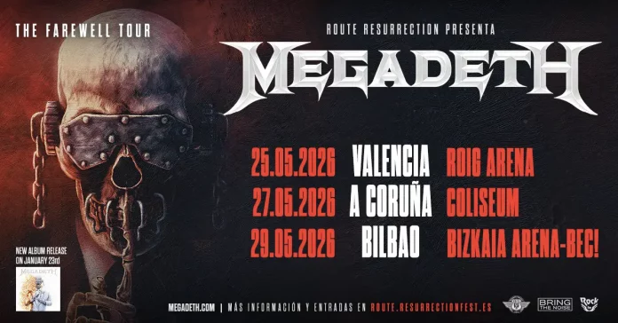 megadeth directo gira despedida espana