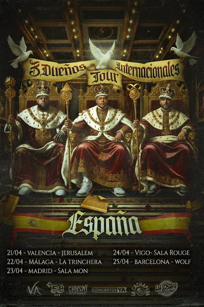 3 Due&ntilde;os Espa&ntilde;a gira 2026