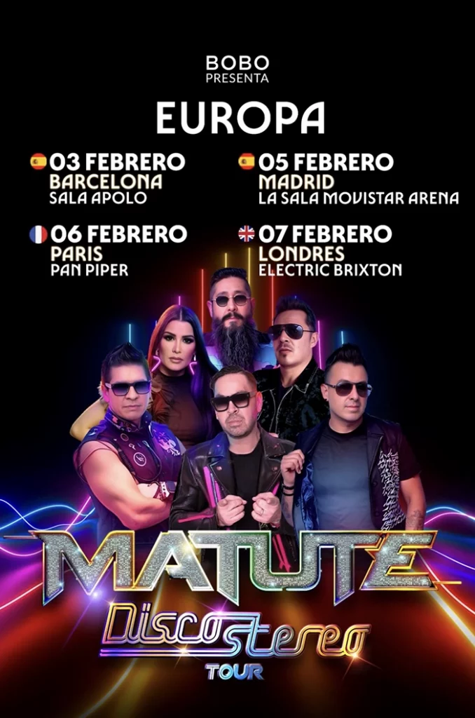 Matute Disco Stereo Tour Europa