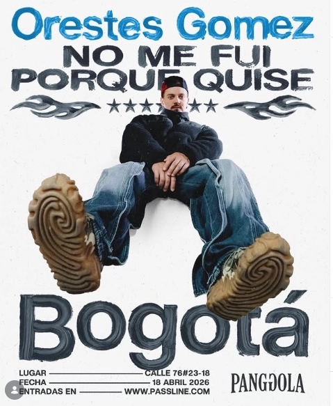 Orestes G&oacute;mez en Bogot&aacute;