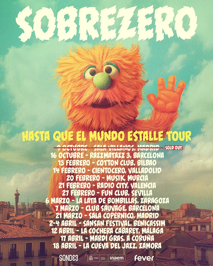Sobrezero gira españa 2026 Sobrezero y Éxtasis Demasiado Normal