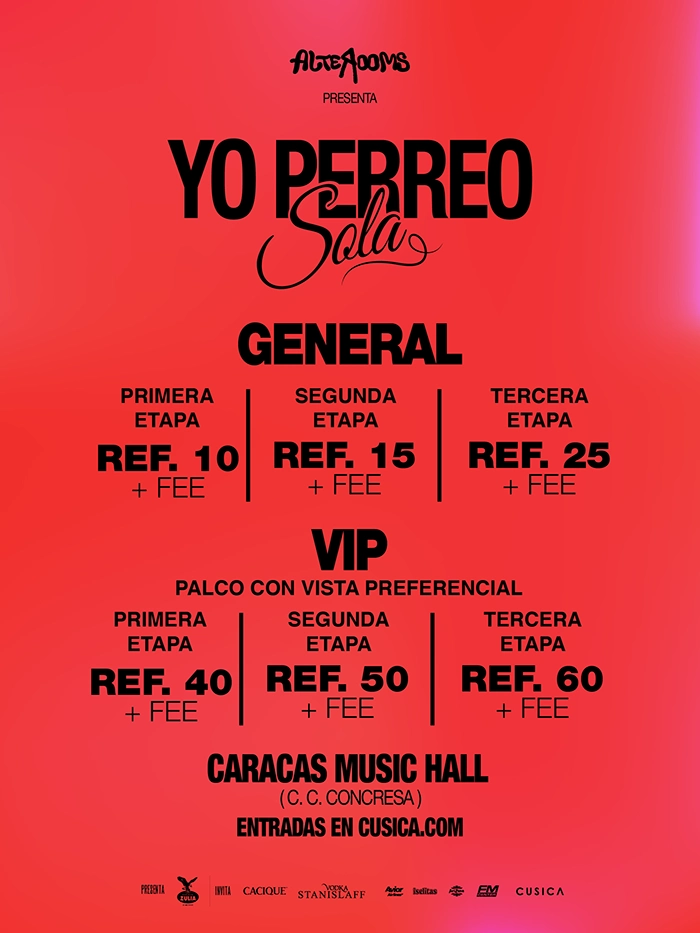 Yo perreo sola precios entradas Yo Perreo Sola en el Caracas Music Hall