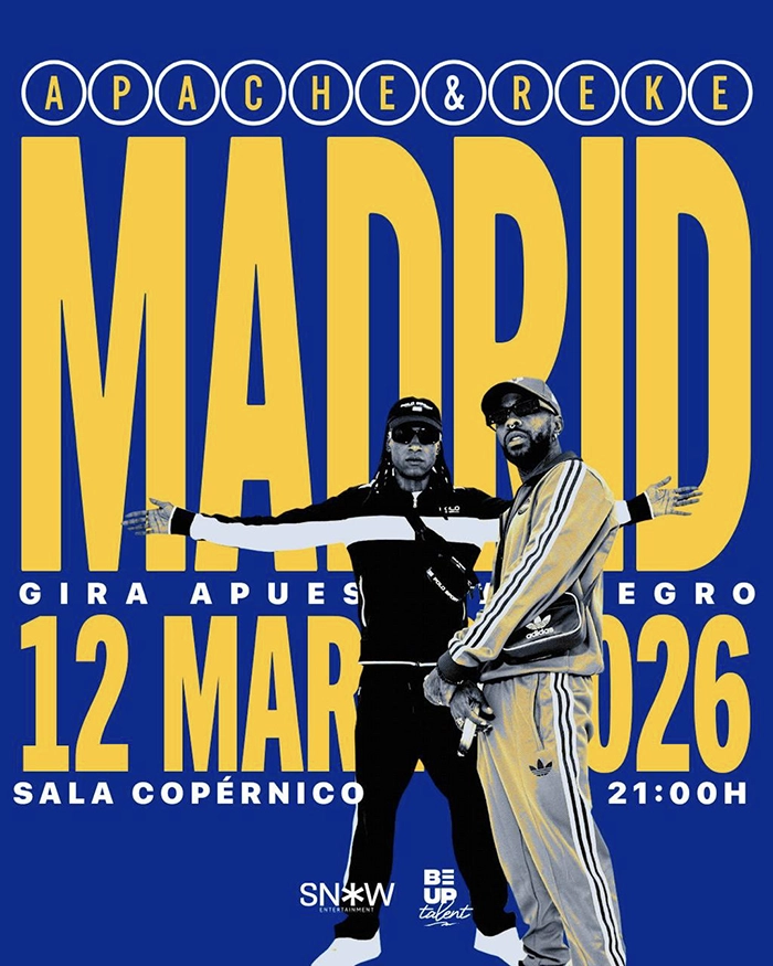 Apache y Reke en Madrid 2026 Apache y Reke en España