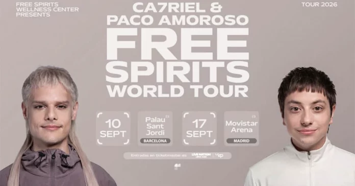 CA7RIEL & Paco Amoroso FREE SPIRITS World Tour Madrid Barcelona