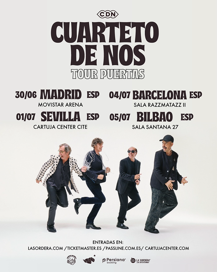 Cuarteto de Nos suma una fecha en Espa&ntilde;a