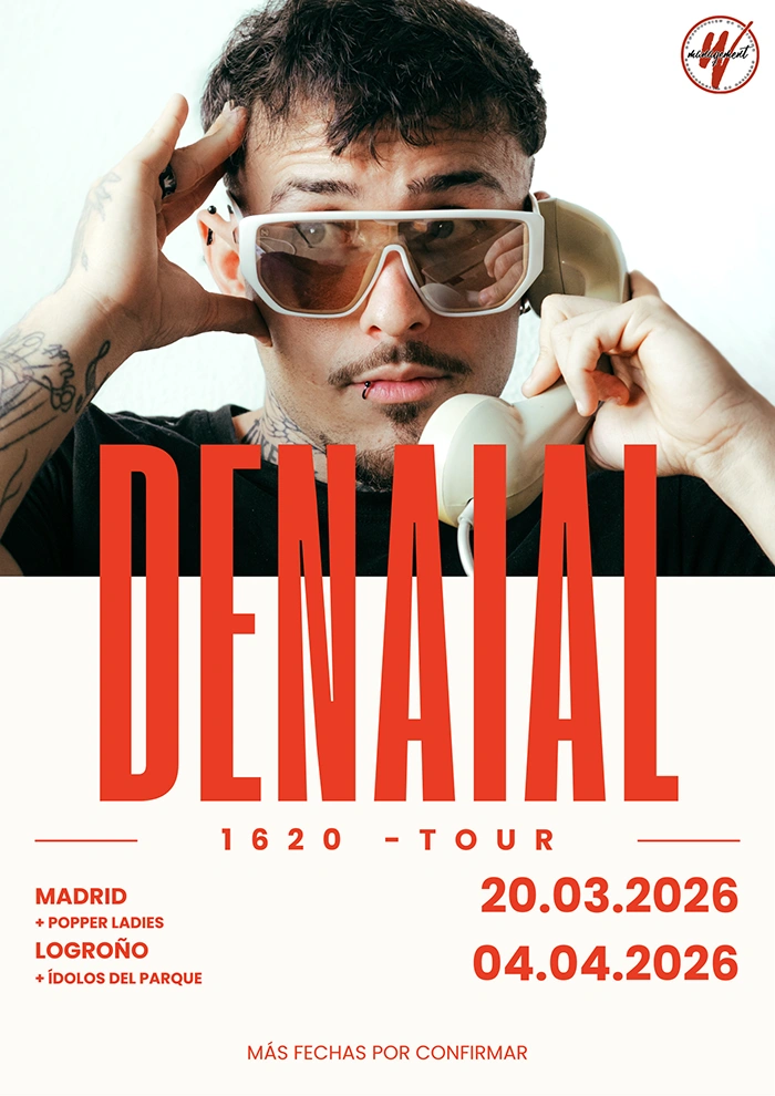 DENAIAL conciertos en Madrid y Logro&ntilde;o
