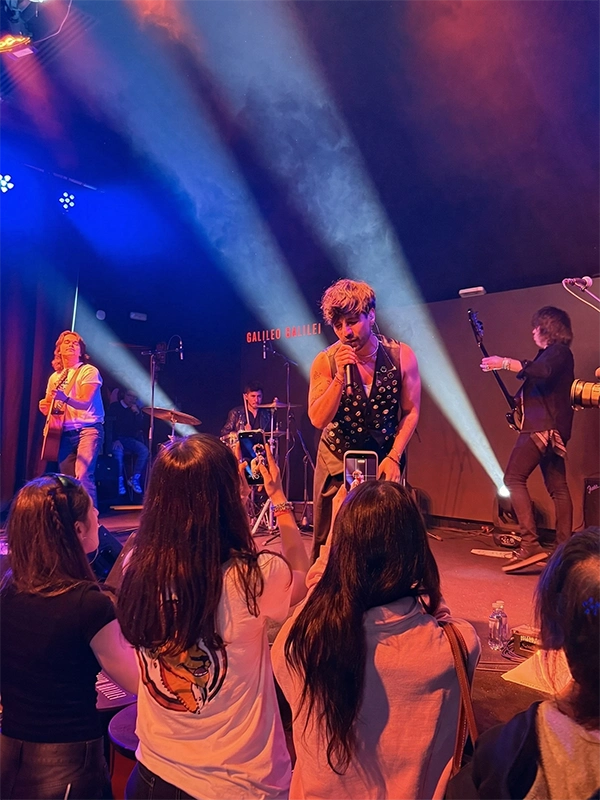 Polo N&aacute;ndez en concierto en Madrid