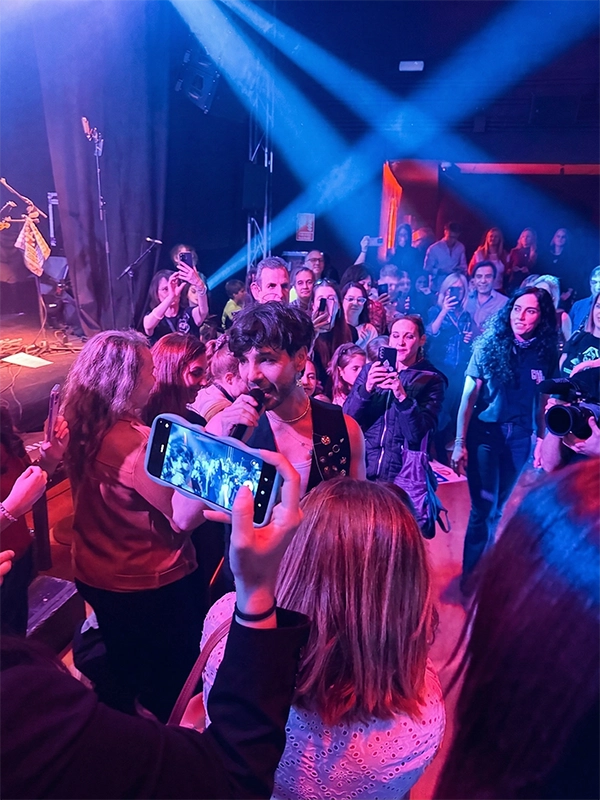 Polo N&aacute;ndez en concierto en Madrid