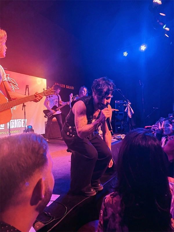 Polo N&aacute;ndez en concierto en Madrid