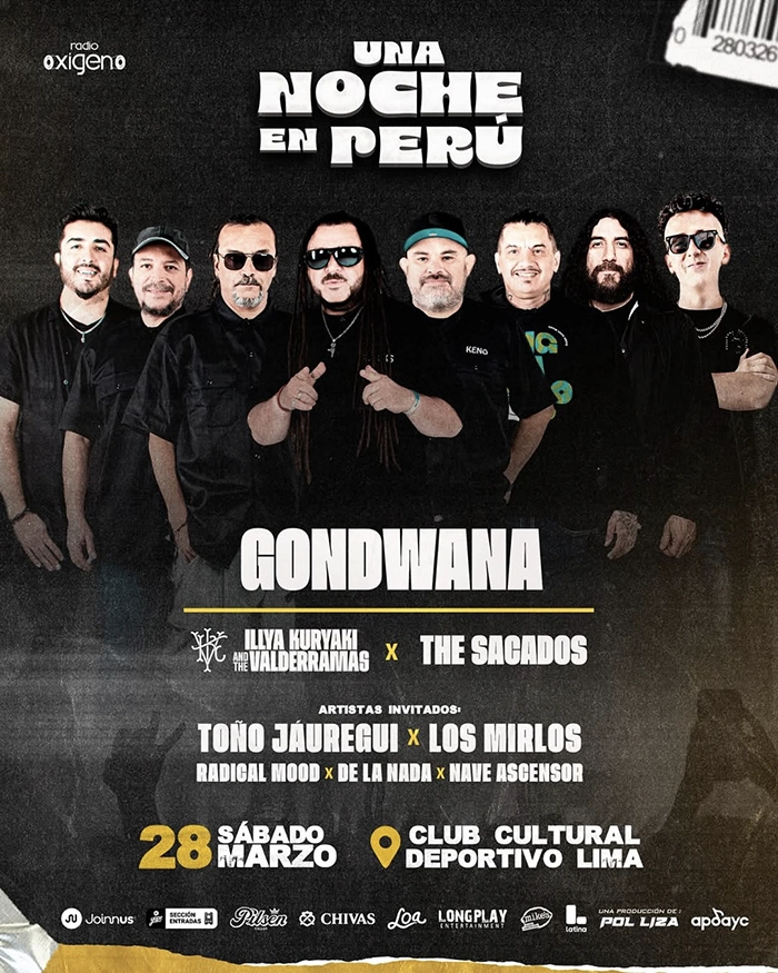 Una Noche en Perú cartel 2026 Festival Una Noche En Perú 2026