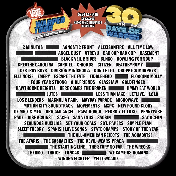 Warped Tour CDMX 2026