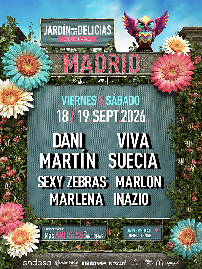 Jard&iacute;n de las Delicias 2026 primer avance
