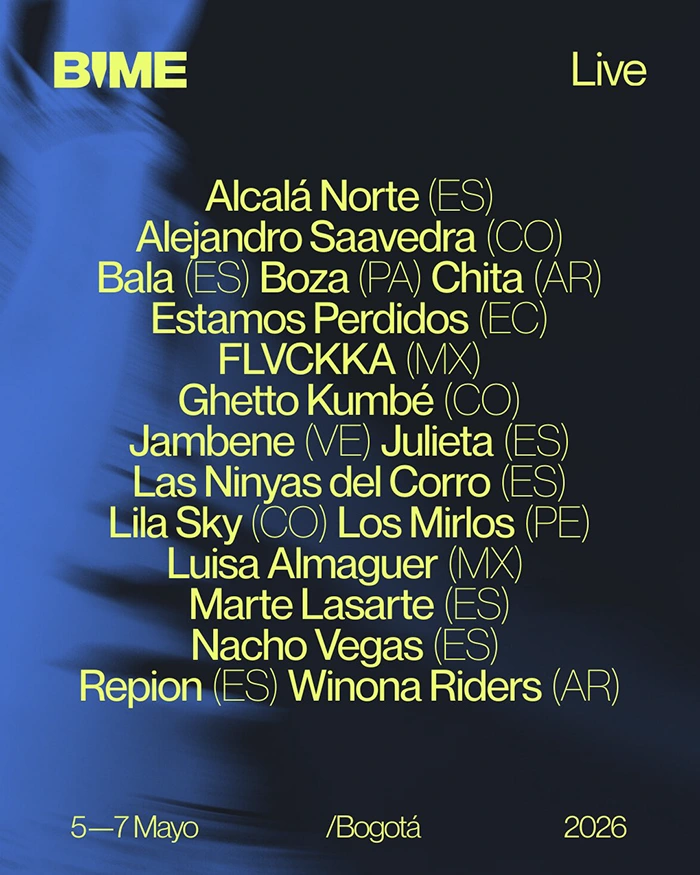 Bime Bogotá Artistas Extranjeros BIME Bogotá 2026