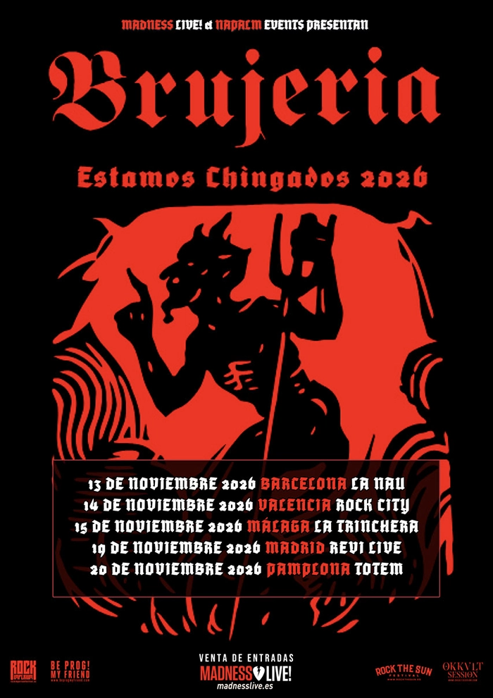 BRUJERIA regresan a Espa&ntilde;a