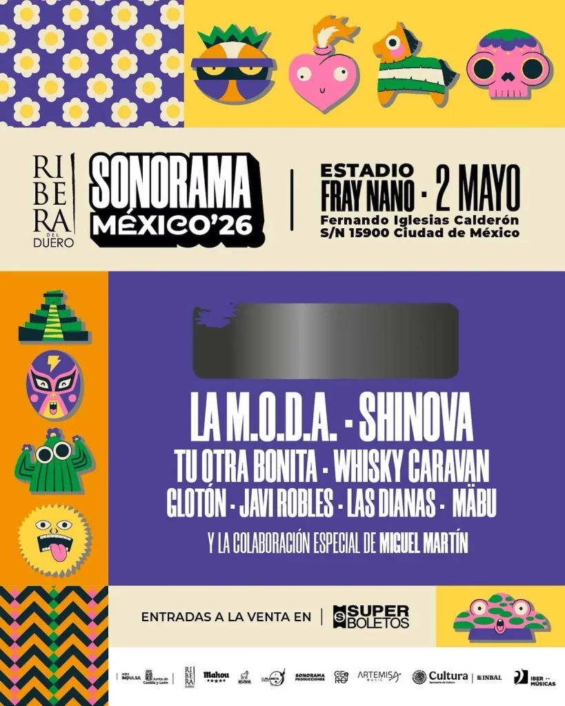 festival Sonorama M&eacute;xico 2026