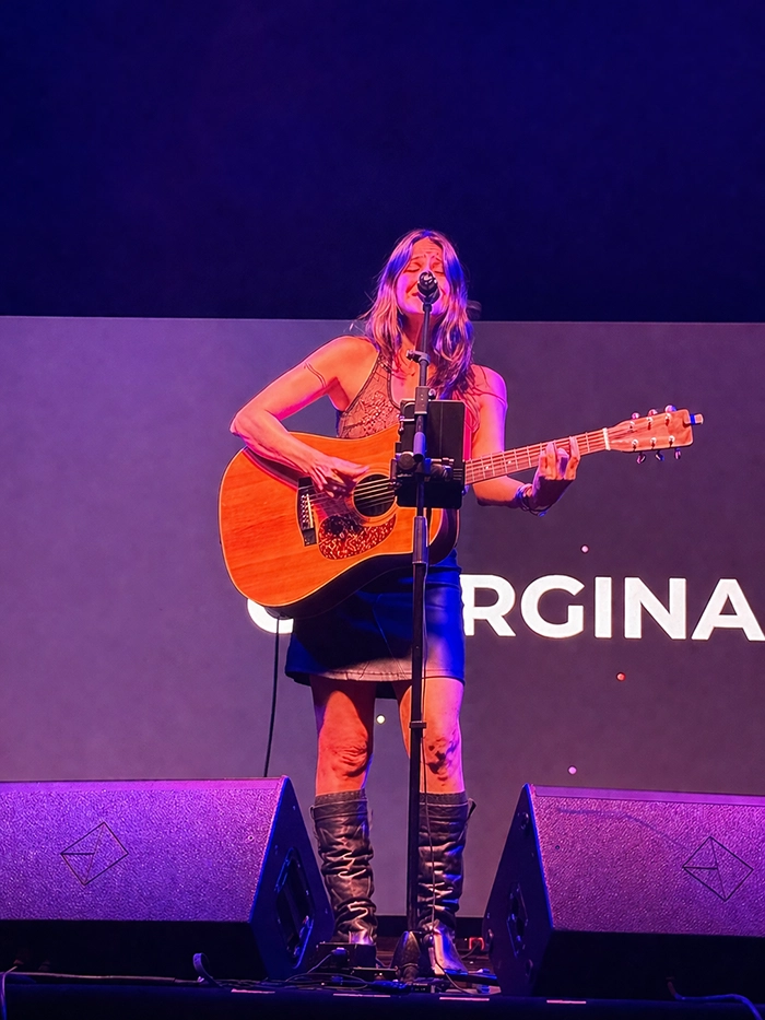 Georgina en Sala Galileo Galilei