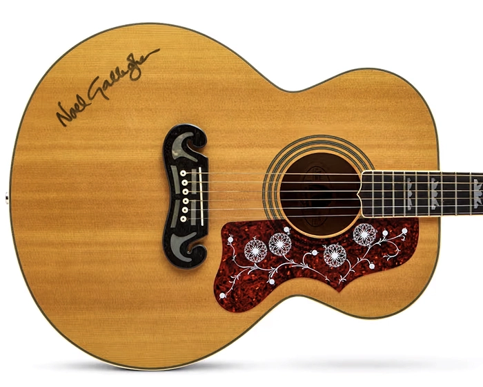 guitarra Noel Gallagher subasta