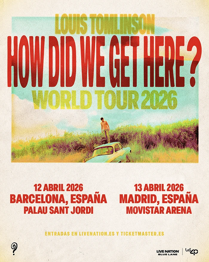 Louis Tomlinson en Madrid y Barcelona 2026 Louis Tomlinson concierto Madrid 2026