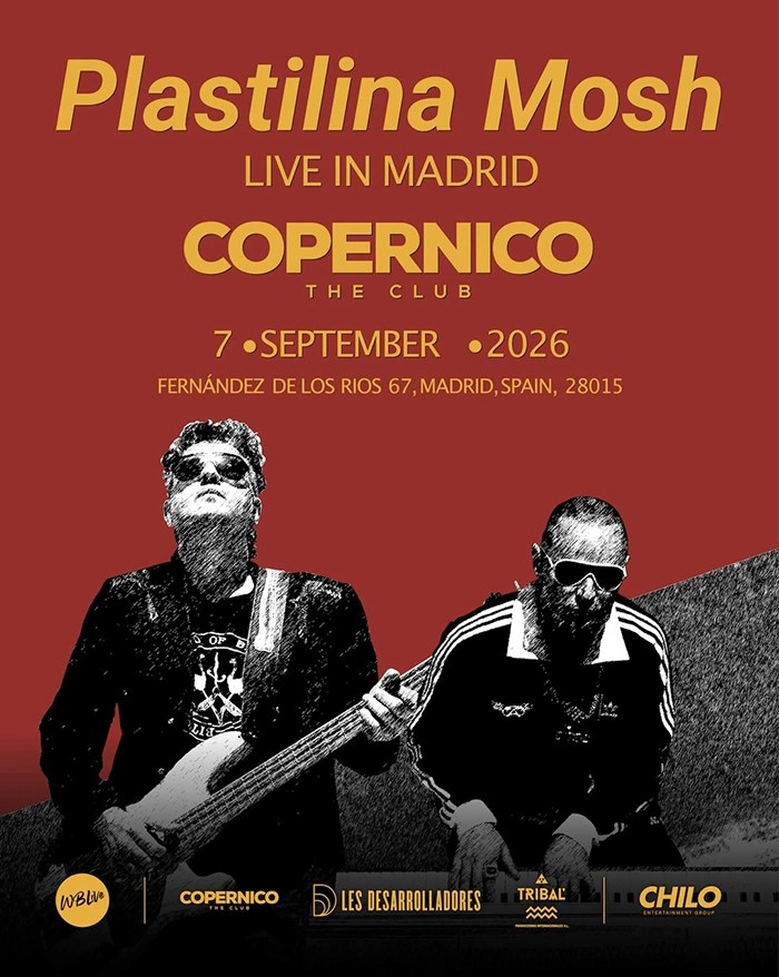 Plastilina Mosh en la Sala Copernico de Madrid 2026 Plastilina Mosh regresa a Madrid