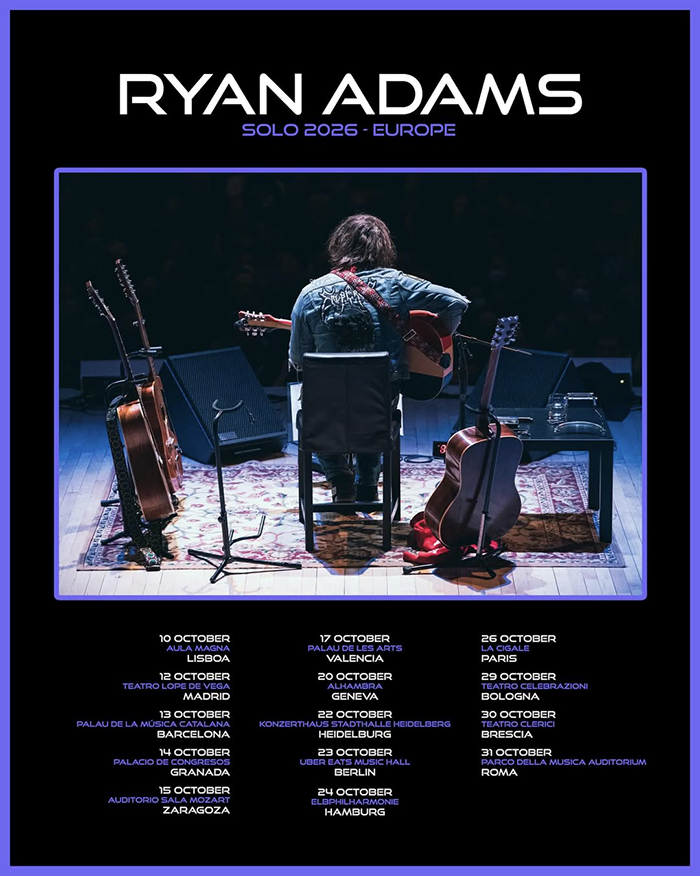 gira Ryan Adams Espa&ntilde;a 2026