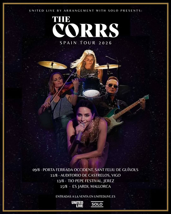 The Corrs regresan a Espa&ntilde;a 2026