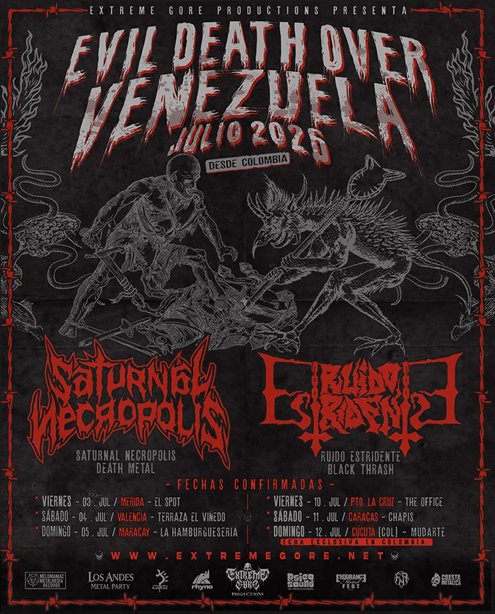 Red Evil Death Tour Venezuela