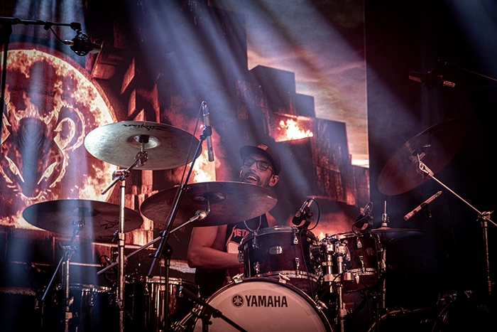 Baterista de Rata Blanca en vivo Rata Blanca en Madrid