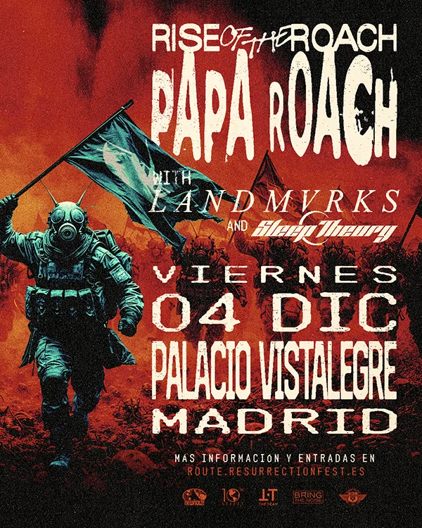 Papa Roach vuelve a Madrid