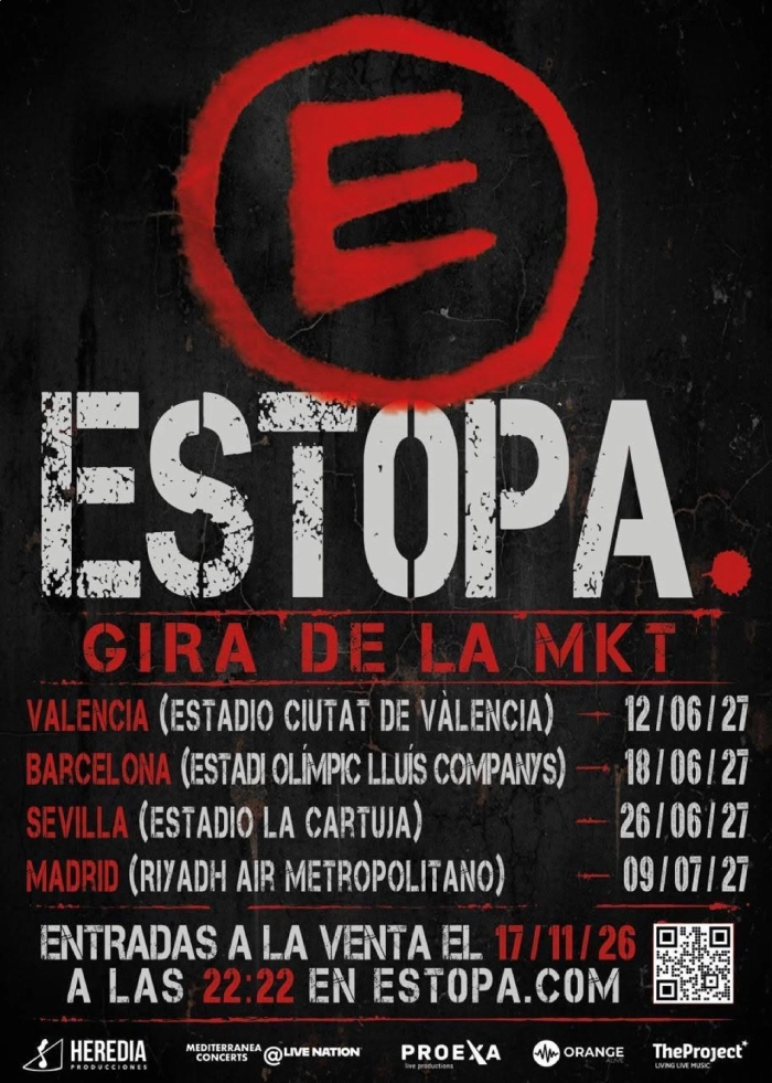 gira de Estopa en 2027