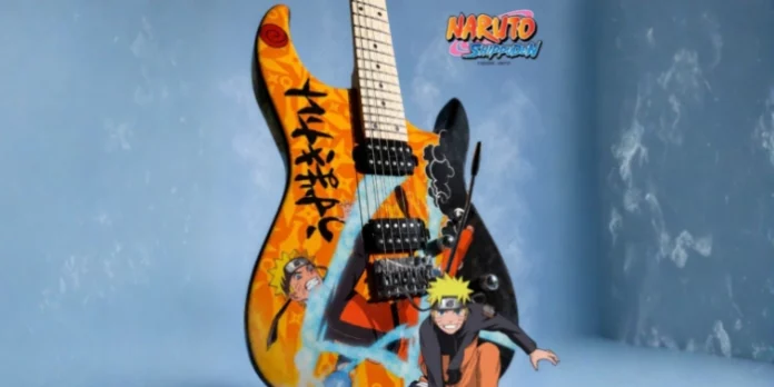 guitarra eléctrica Naruto Shippuden